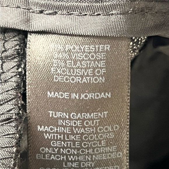 Express Grey Black Flare Leg Trouser Pants Size 8 - Picture 13 of 16